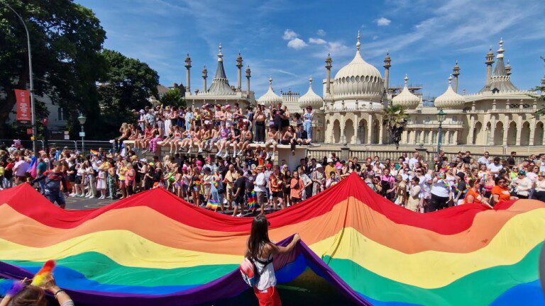 Brighton Gay Pride Royal Pavilion